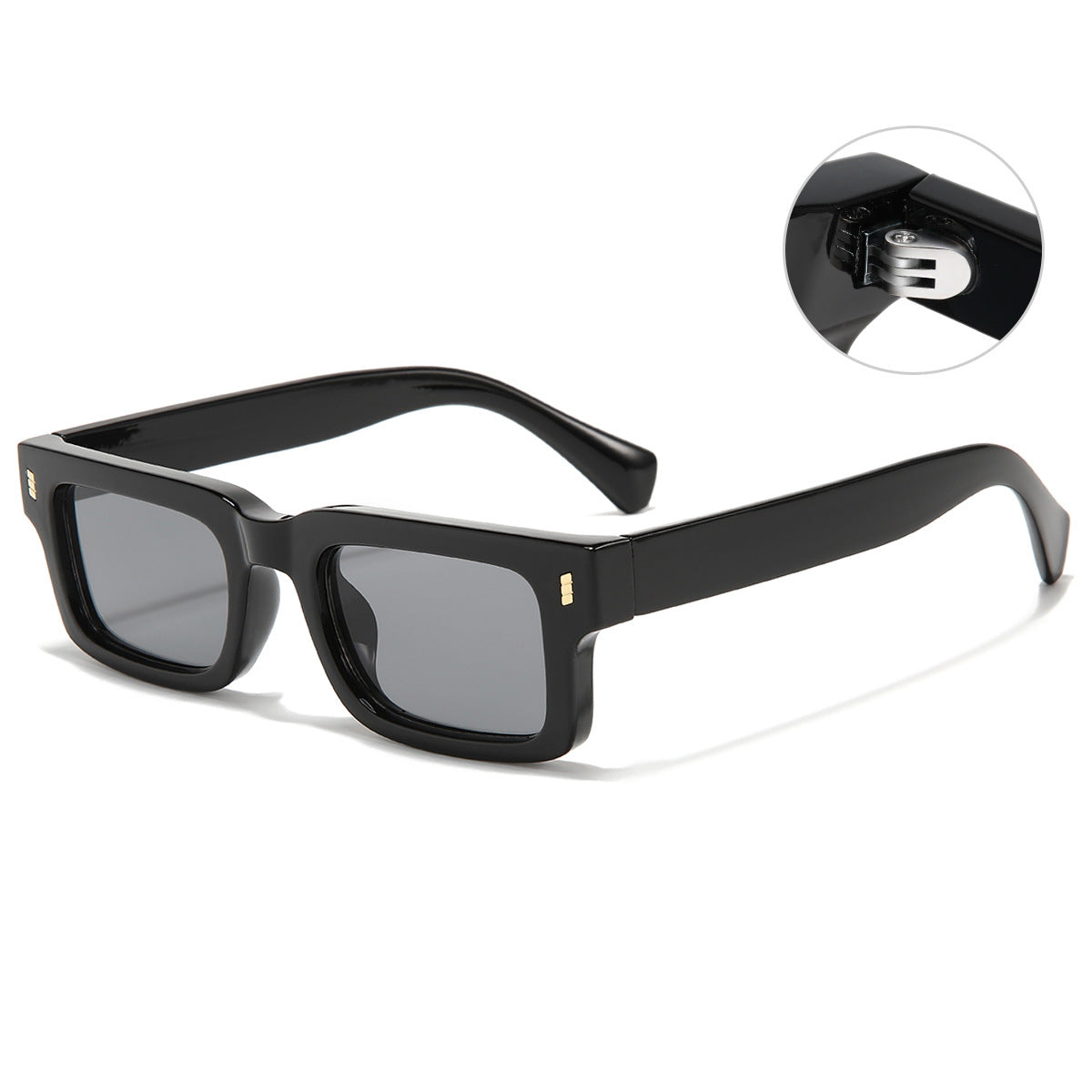 Wholesale PC Rectangular Small Frame UV Resistant Sunglasses